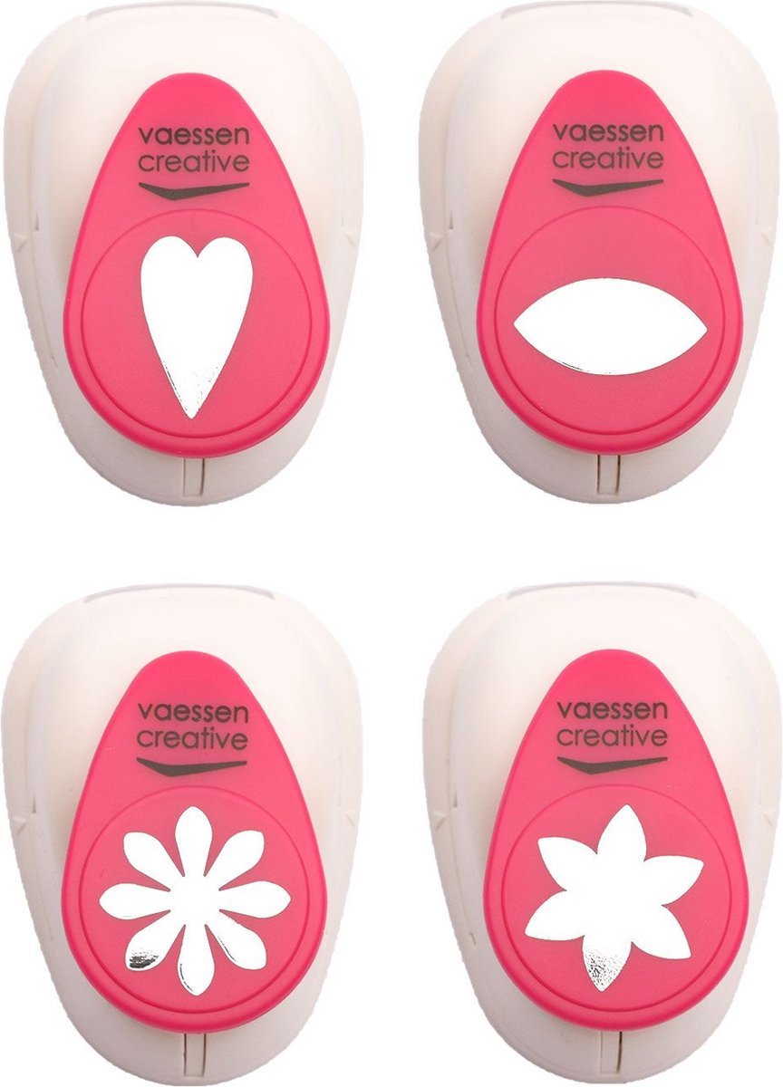 Vaessen Creative Figuurpons Set Medium 4stuks