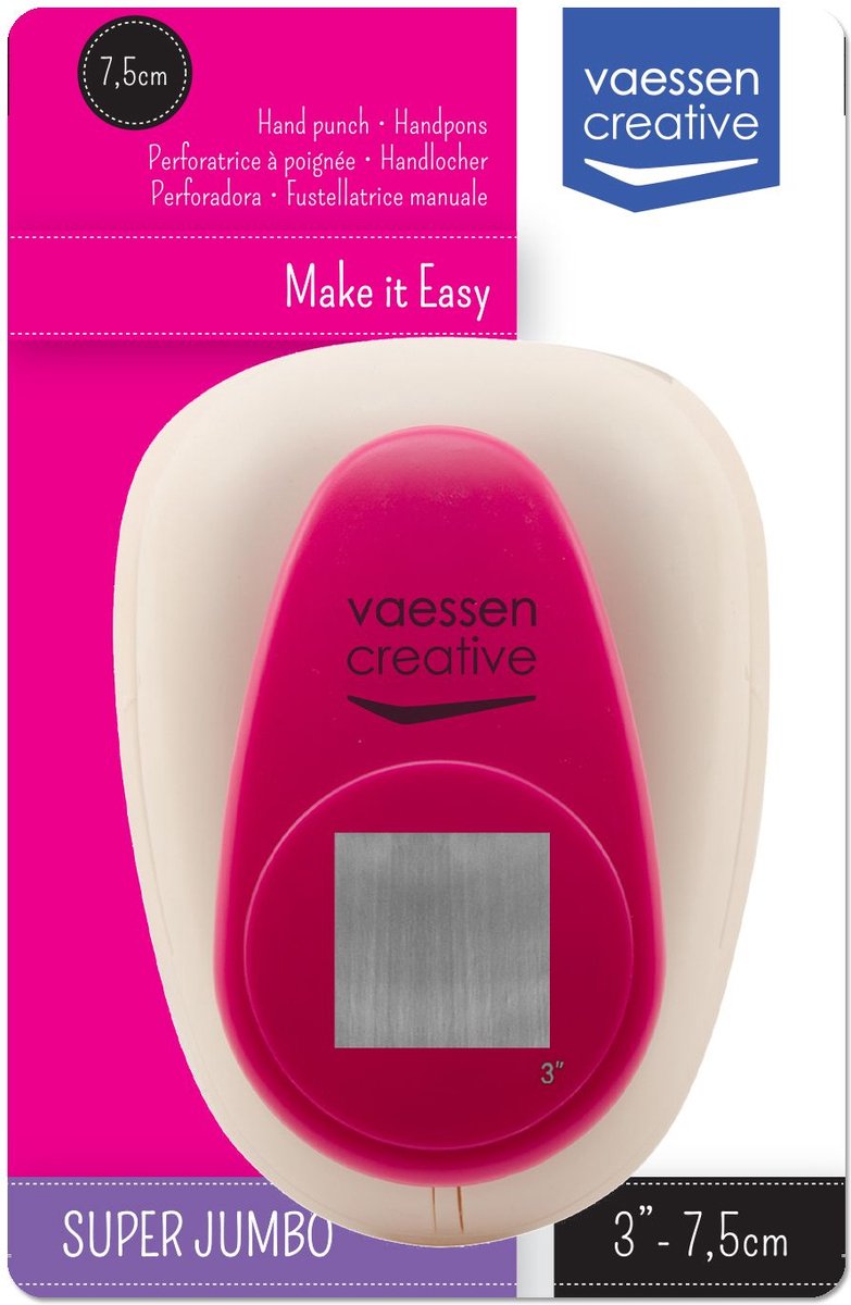   Figuurpons Super Jumbo Vierkant Ø7,5cm