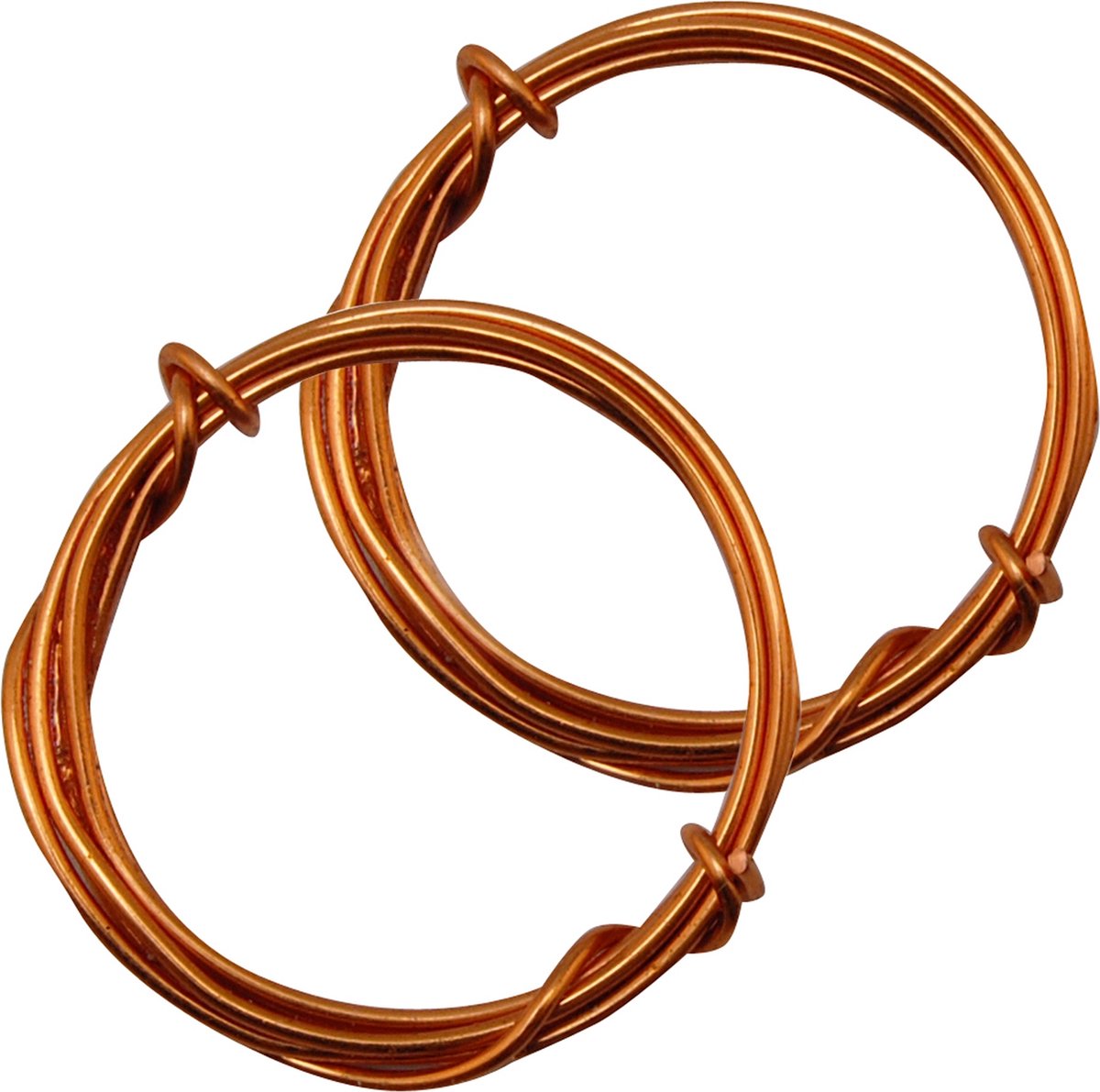   Koperdraad - Licht Koper - 0,6mm x 10m - 2 stuks