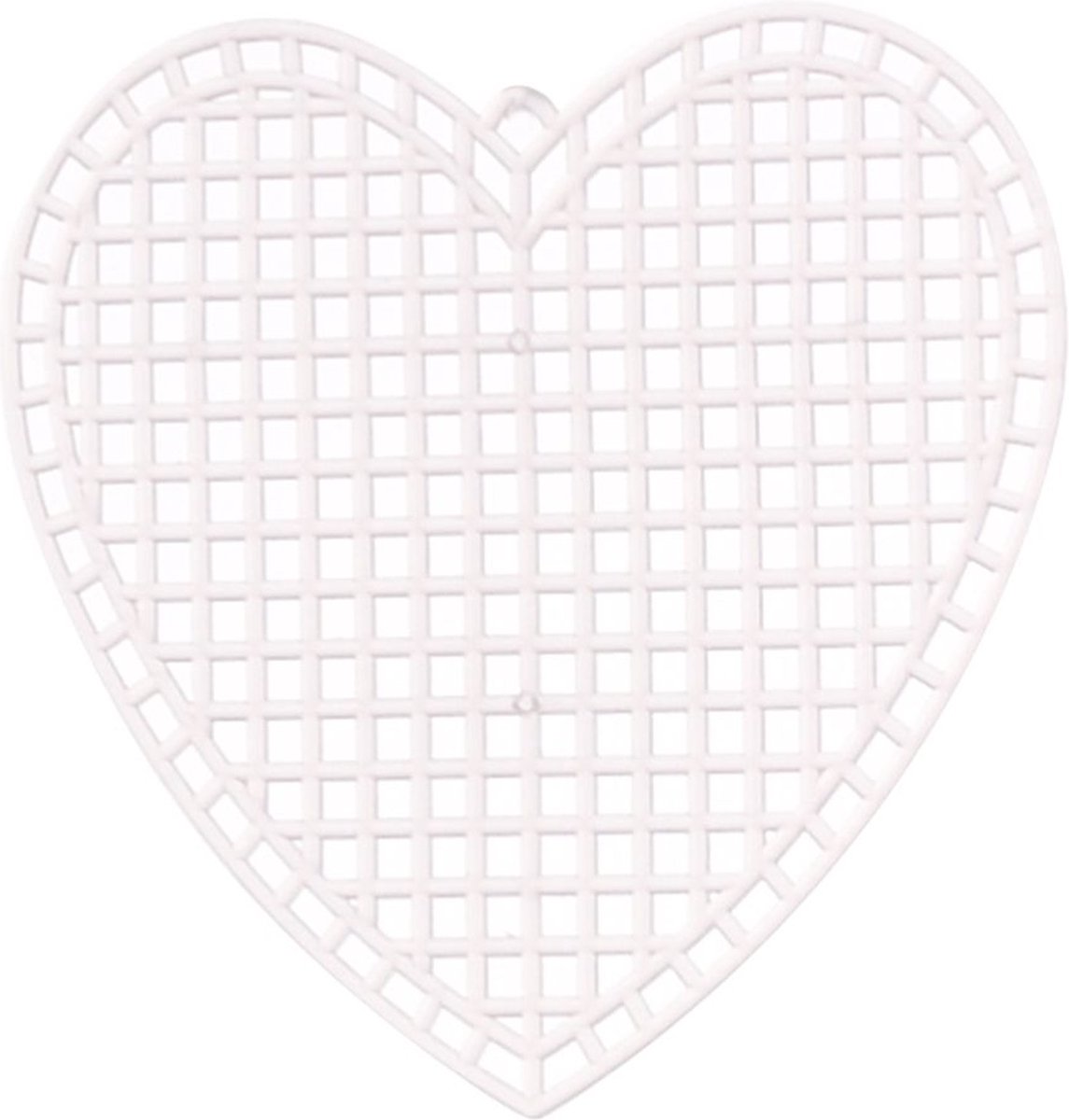 Vaessen Creative Plastic Stramien - Heart - Ø7,5cm - 3 stuks