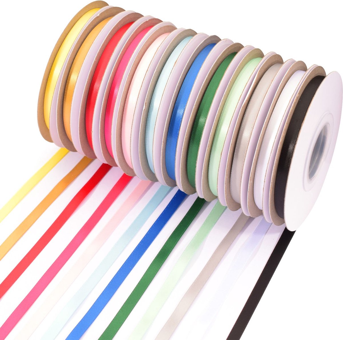   Satijnen lint - 6mm - 12x20m