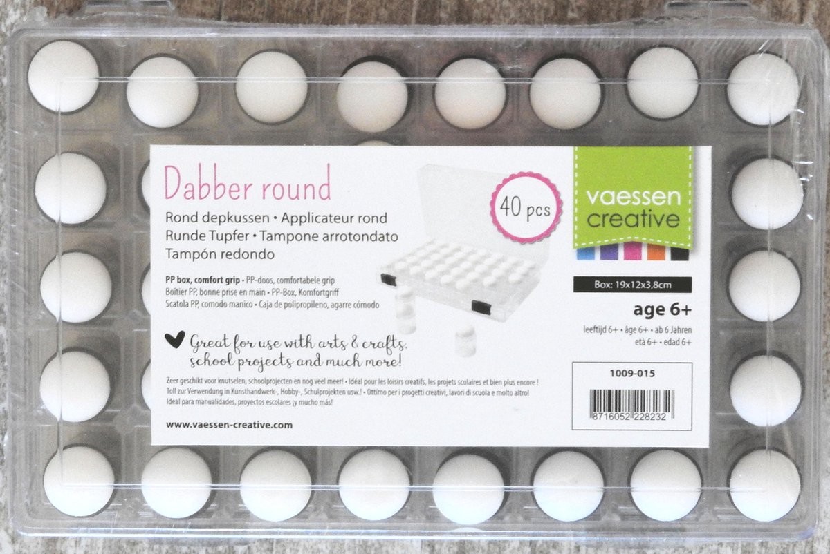 Sponge Dauber rond 40pcs