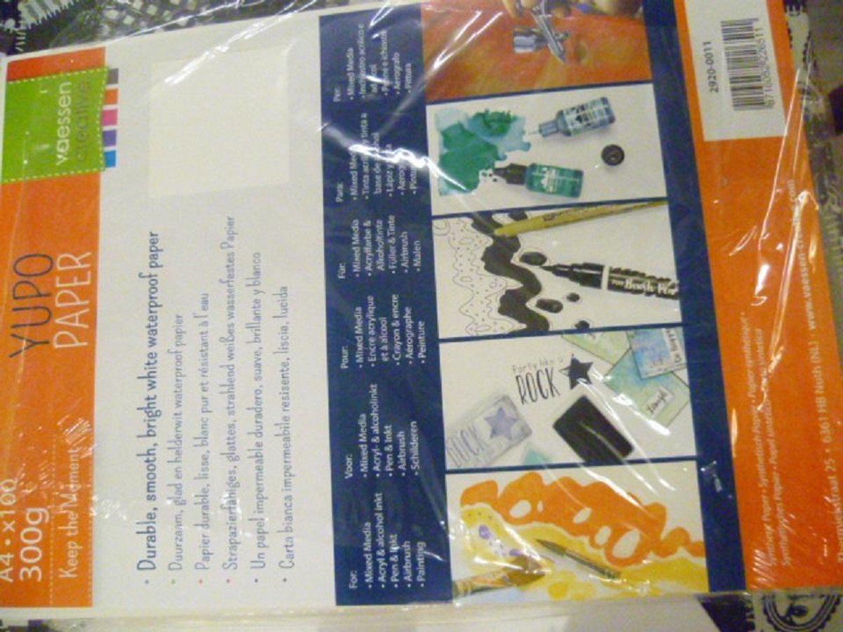 Vaessen Creative • Yupo papier Wit A4 10pcs