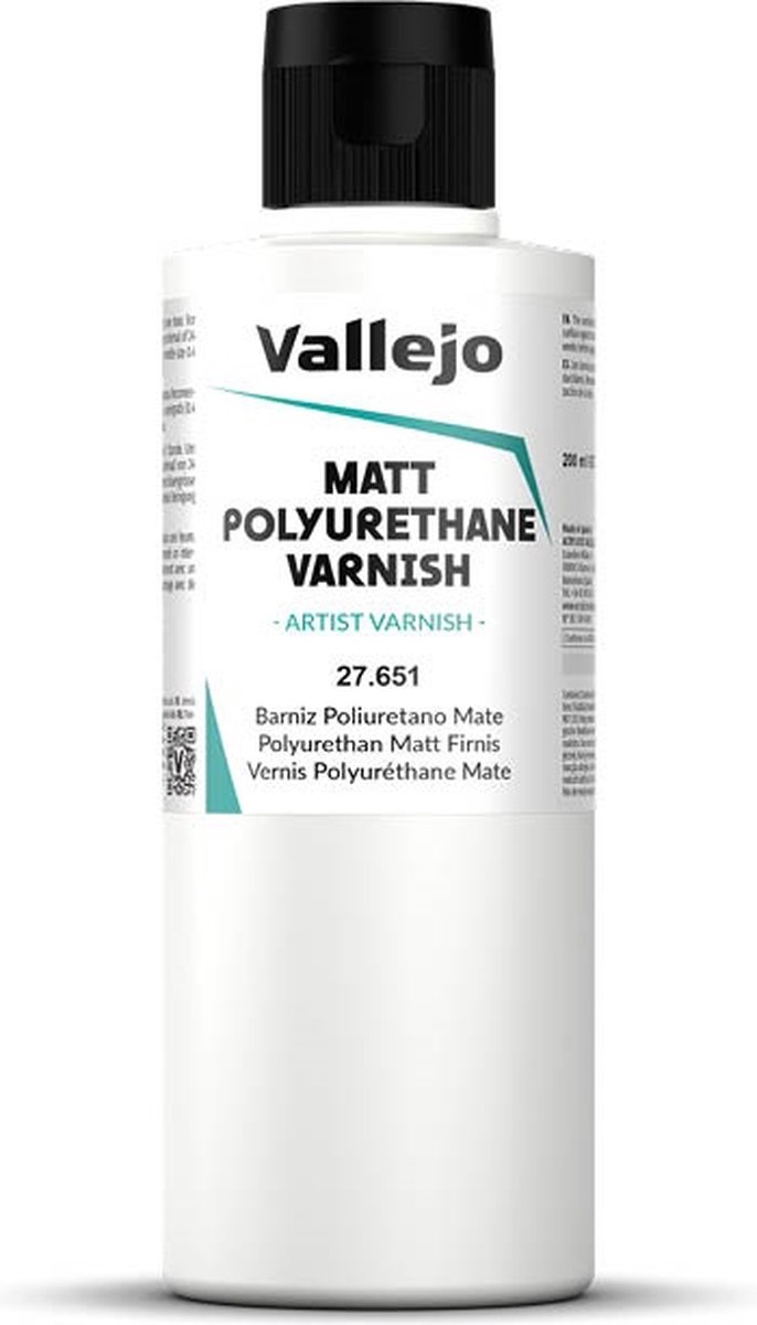 Polyurethane Matt Varnish - 200ml -   - VAL-27651