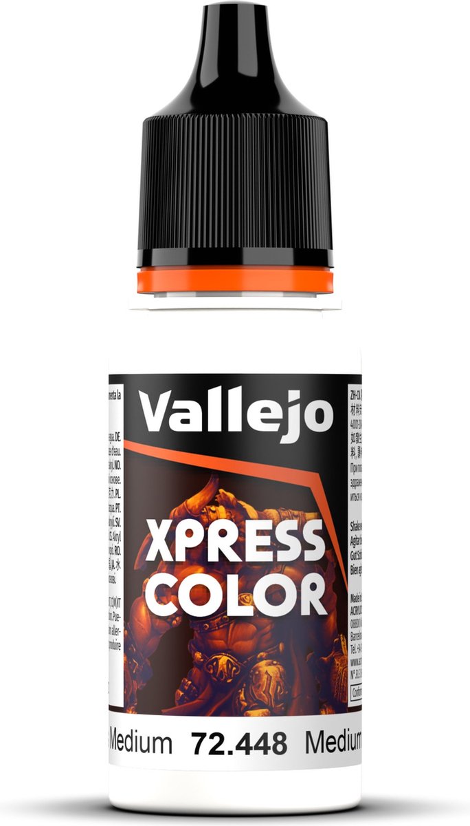 Vallejo Hobbyverf Acrylverf - 72448 Xpress Color - Xpress Medium - Acryl - Verf flesje - 18 ml