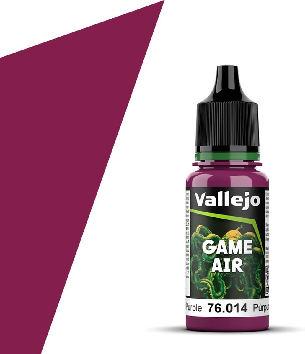 Vallejo Hobbyverf Acrylverf - 76014 Game Air - Warlord Purple - Acryl - Verf flesje - 18 ml