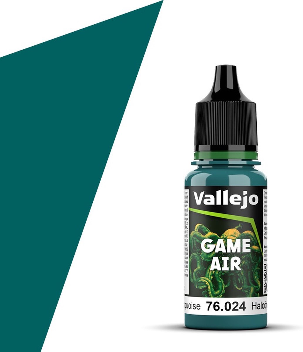 Vallejo Hobbyverf Acrylverf - 76024 Game Air - Turquoise - Acryl - Verf flesje - 18 ml