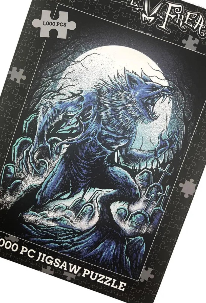VampireFreaks Blue Blood Werewolf puzzel
