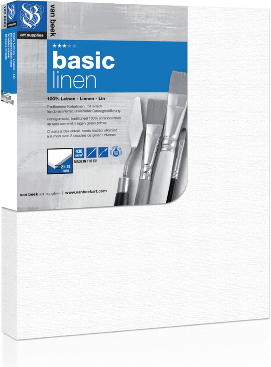 Van Beek Basic Linnen Schildersdoek 30X80Cm Per Stuk
