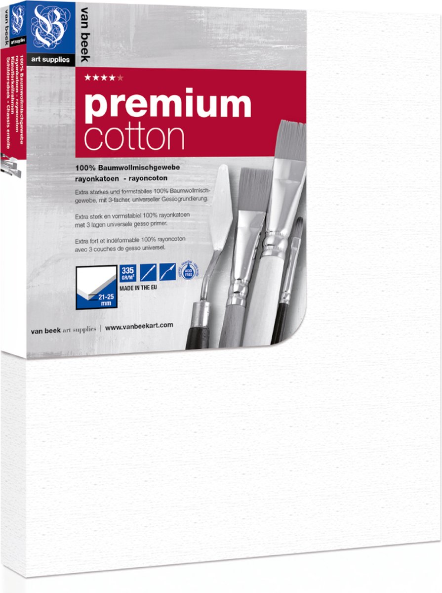 Van Beek Premium Katoen Schildersdoek 40X50Cm Per Stuk