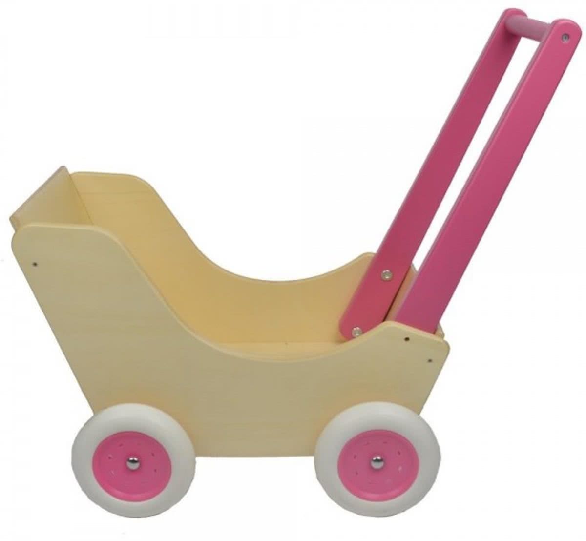   Poppenwagen Roze