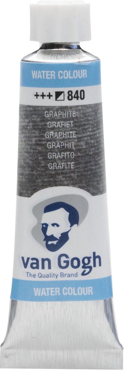   20018401 watergedragen verf Grafiet 10 ml Koker 1 stuk(s)