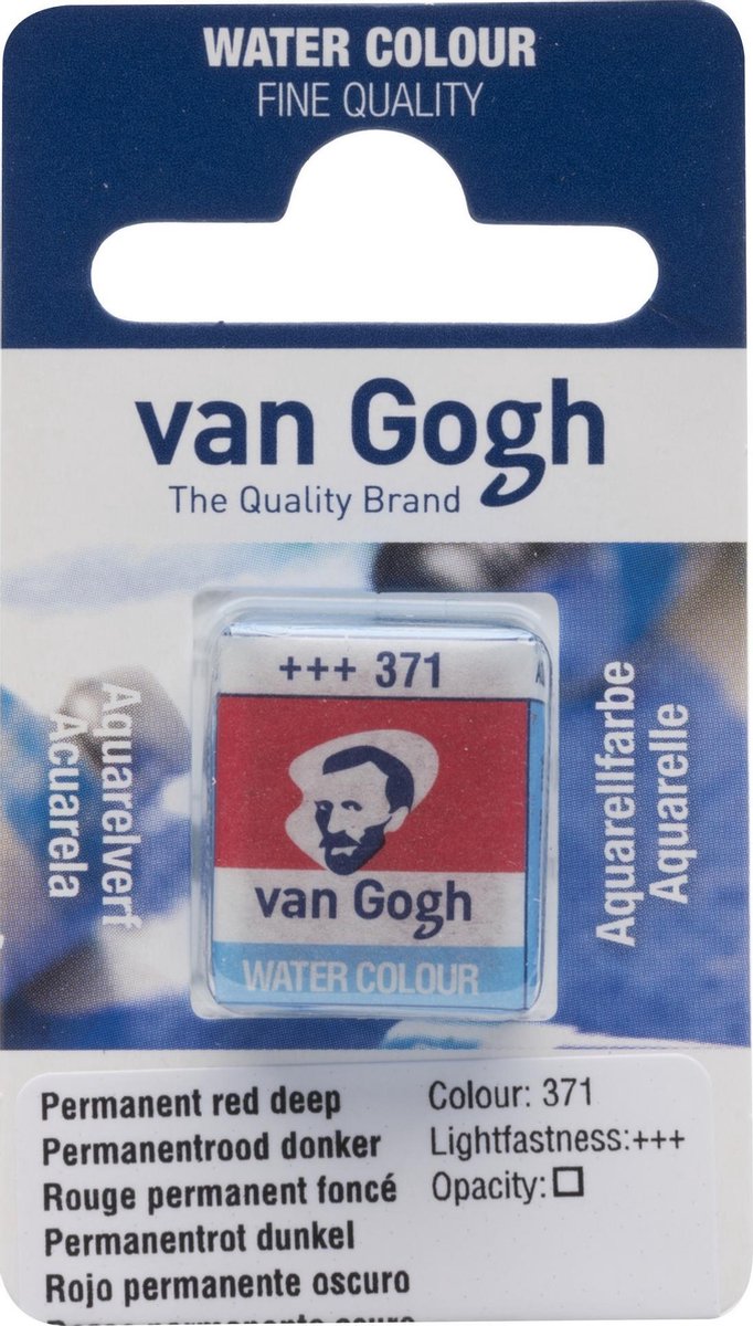 Van Gogh Aquarelverf Napje Permanentrood Donker 371