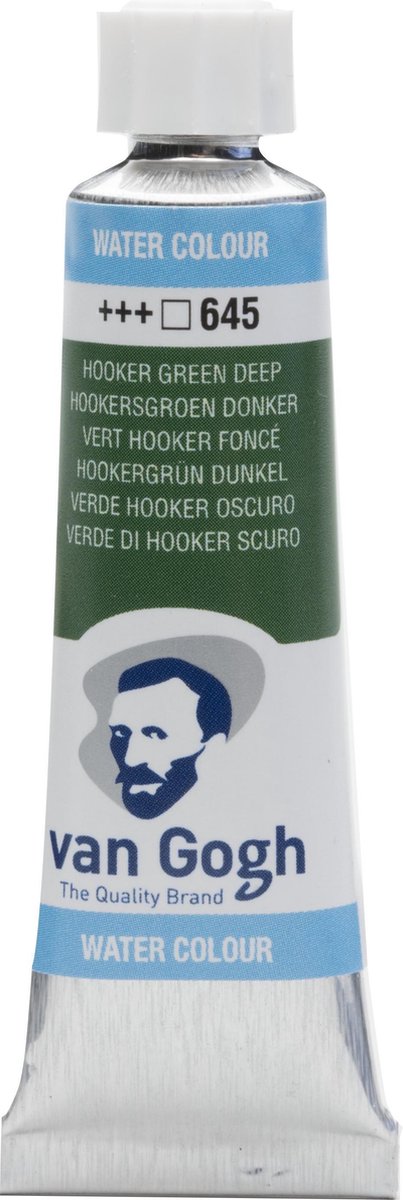 Van Gogh Aquarelverf Tube - 10 ml 645 Hookersgroen Donker