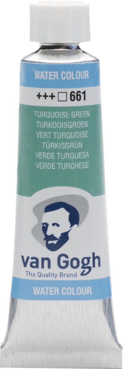 Van Gogh Aquarelverf Tube - 10 ml 661 Turkooisgroen