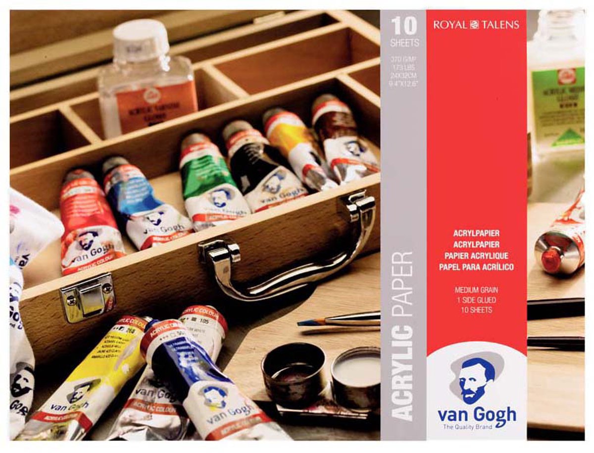 Van Gogh acrylverf papier - wit - FSC mix