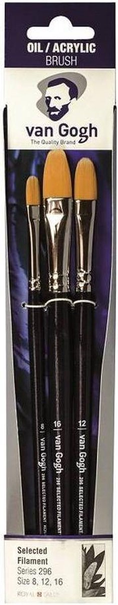 van Gogh penselenset serie 296 - 8, 12, 16