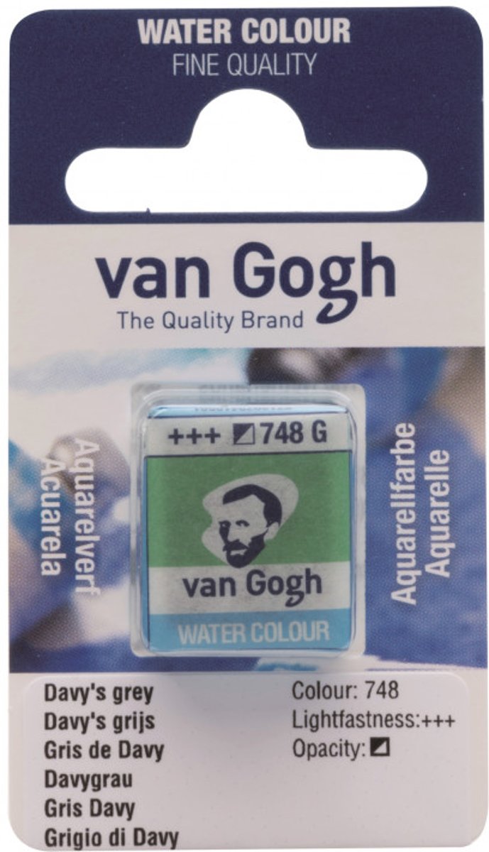 van Gogh water colour napje Davys Grey (748)