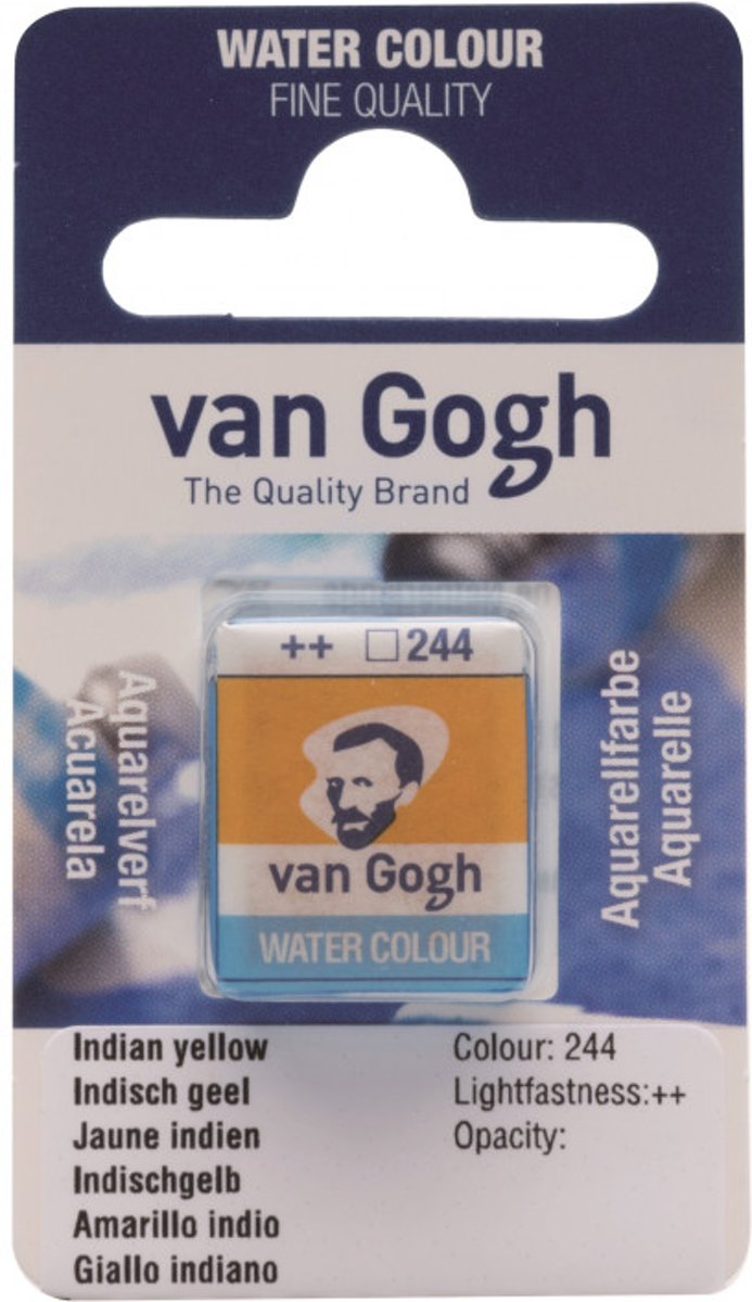 van Gogh water colour napje Indian Yellow (244)