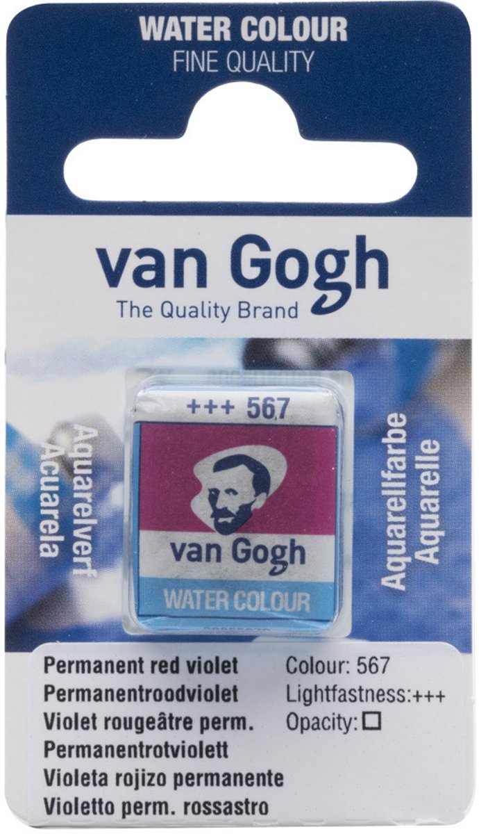 van Gogh water colour napje Permanent Rood Violet (567)