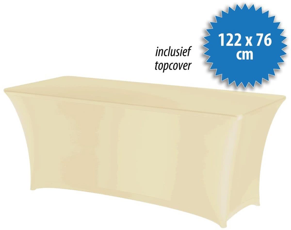   Stretch Incl. topcover 122 bij 76 cm, kleur cream