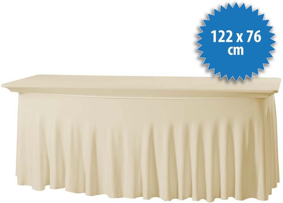Tafelrok Surf 122 bij 76 cm, kleur cream
