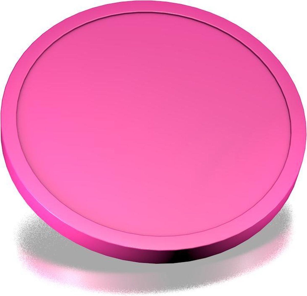Blanco Consumptiemunten 29mm / Betaalmunten (per 250 stuks) - FLUOR ROZE