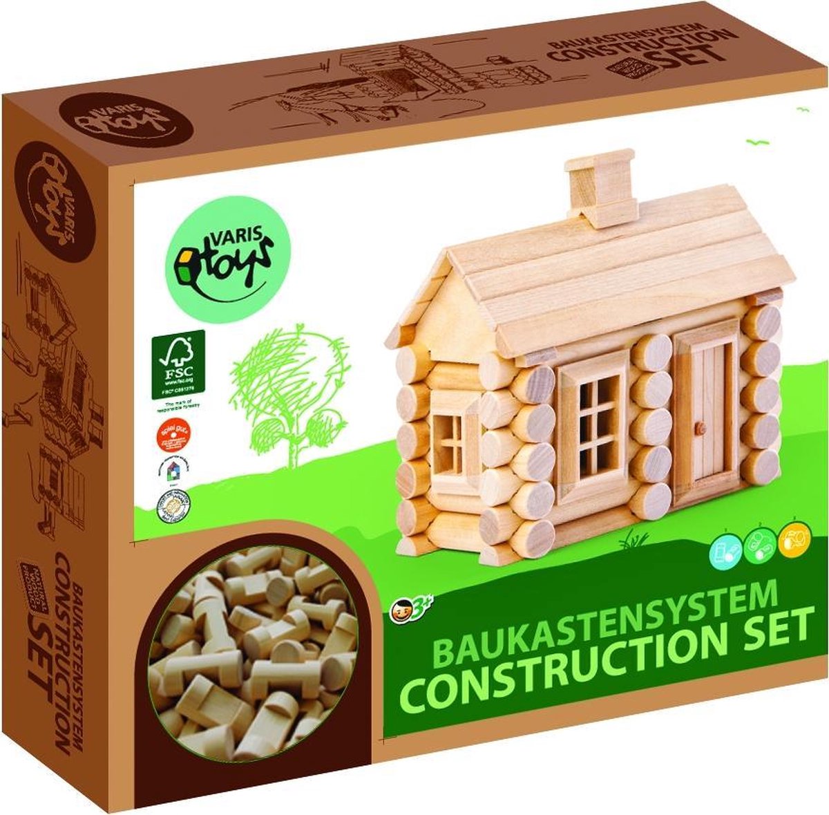 Varis Toys - Blokken - 55 onderdelen