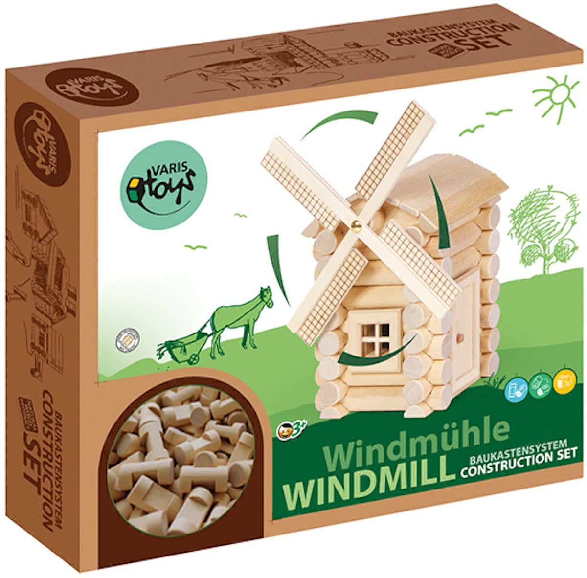 Varis Toys - Bouwdoos - 47 delig - Windmolen