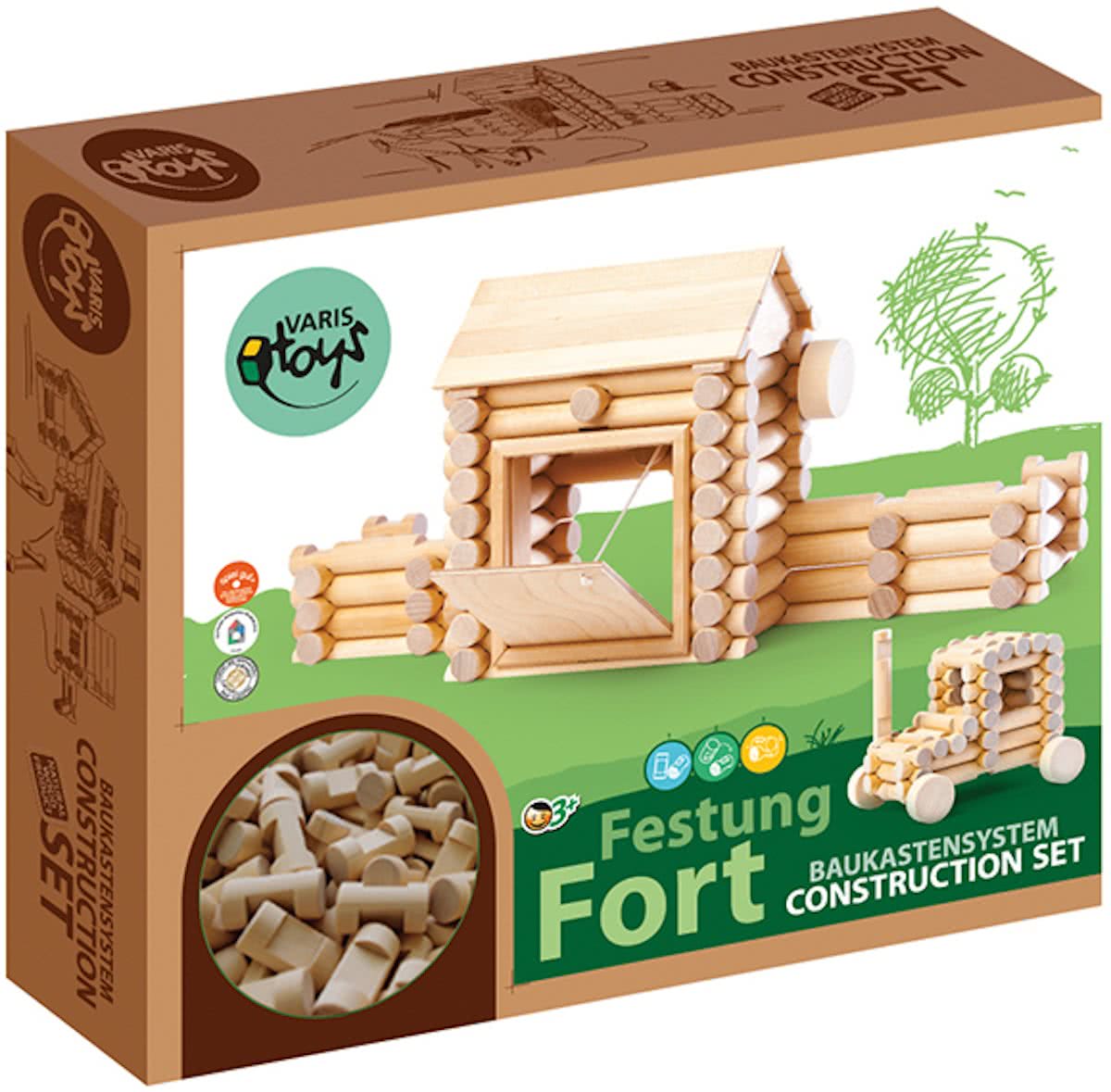 Varis Toys - Bouwdoos - 80 delig - Fort