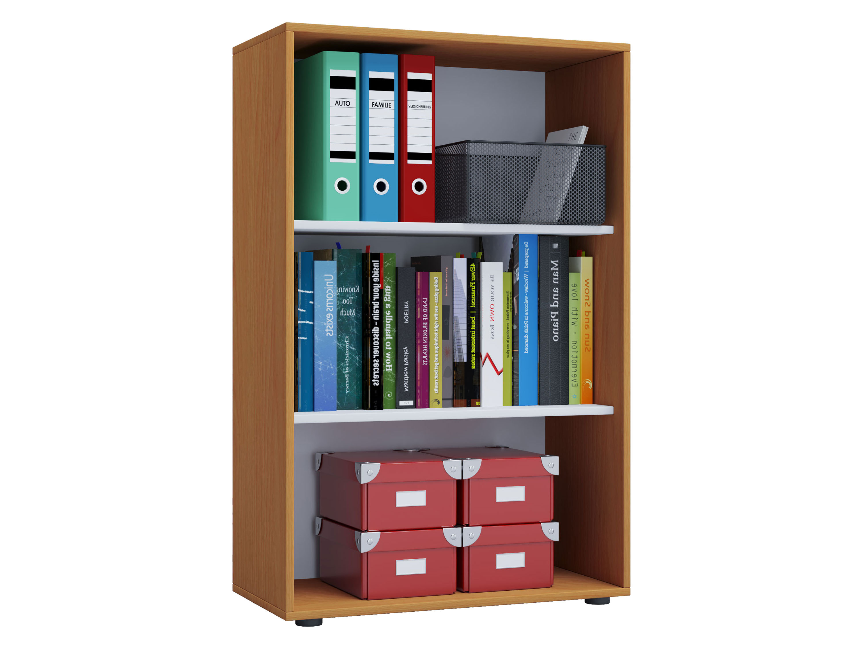 VCM Kast Lona (Zonder deuren, beuken, XL)