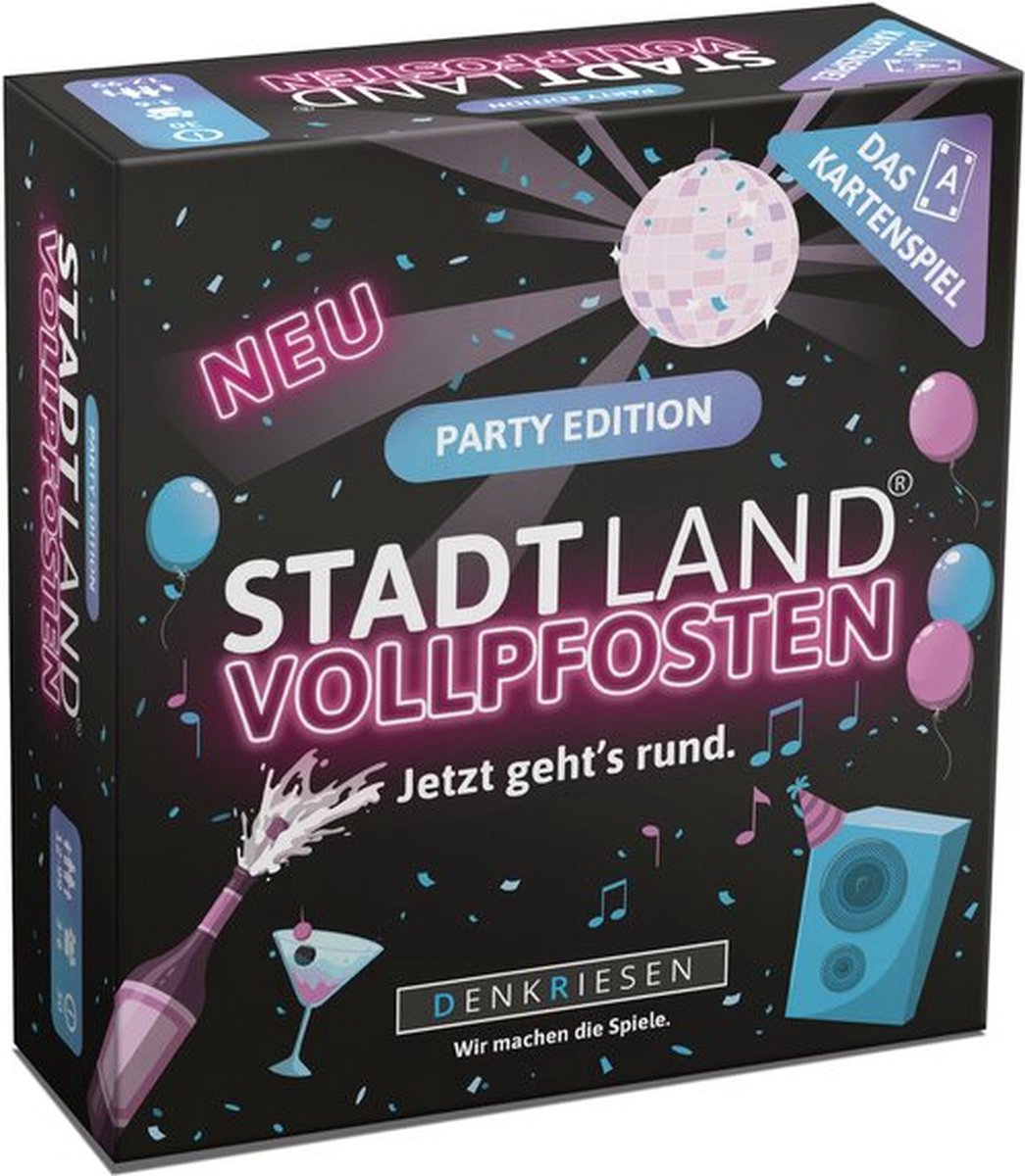 STADT LAND VOLLPFOSTEN Party Kartenspiel