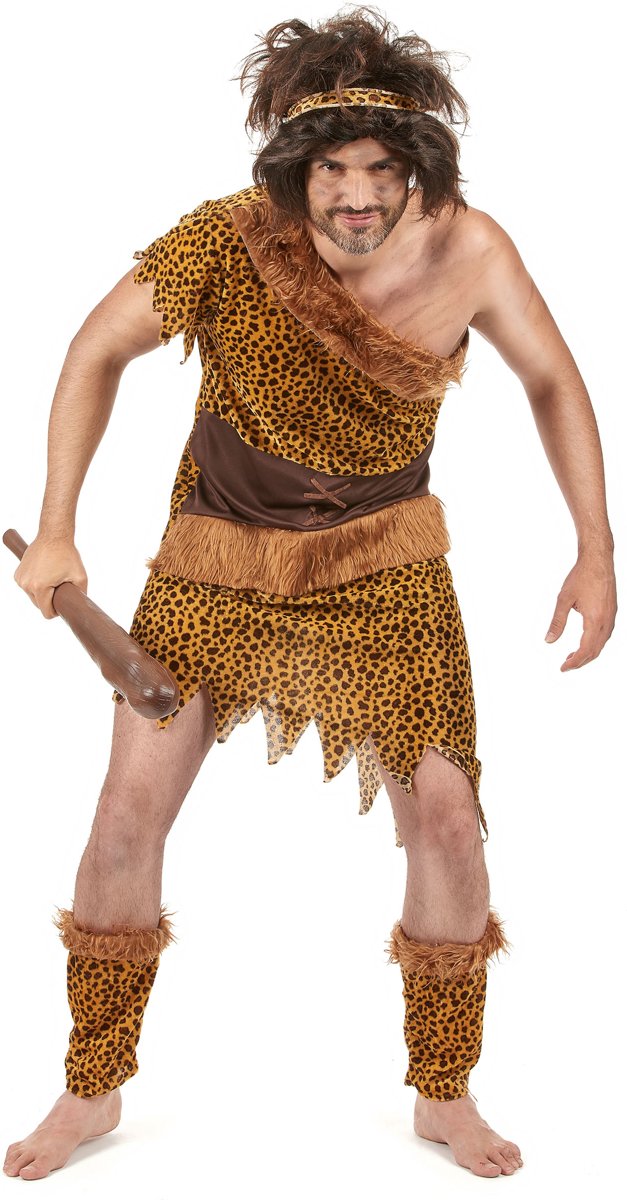 Holbewonerkostuum voor volwassenen - Verkleedkleding - XL