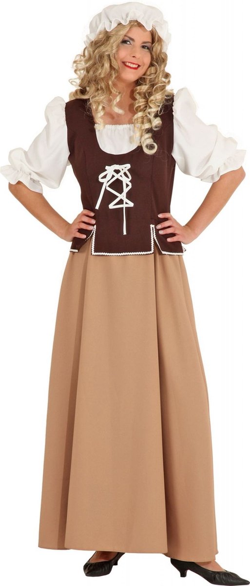 Middeleeuwse Werkster Kostuum Eloïse - Maat 48