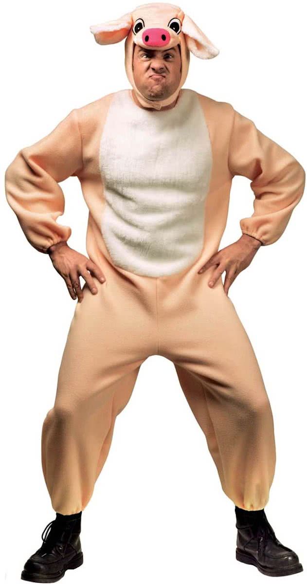 Varkenskostuum voor mannen -   - Medium