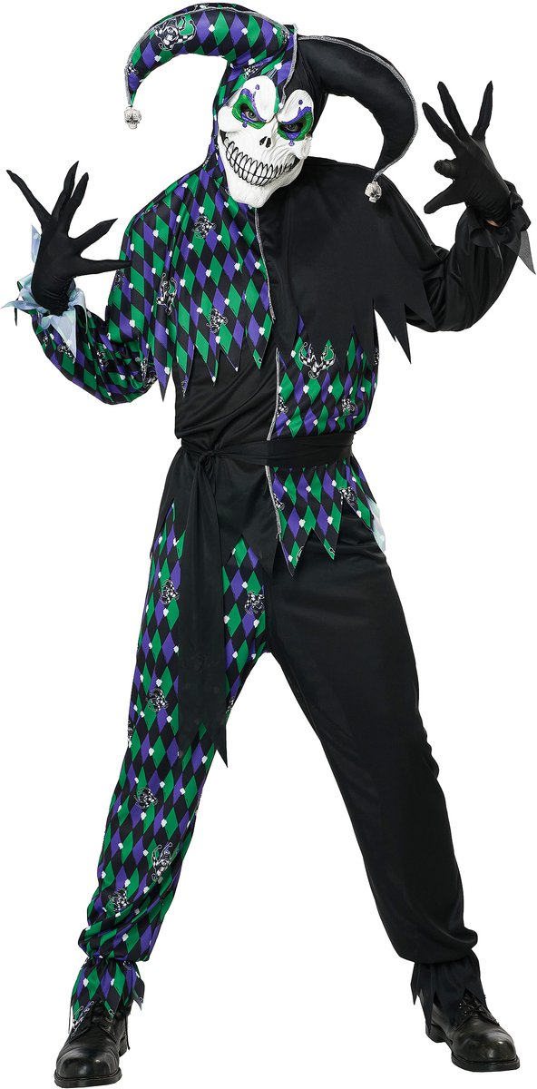  - Deluxe Monsterlijke Clownkostuum voor Volwassenen