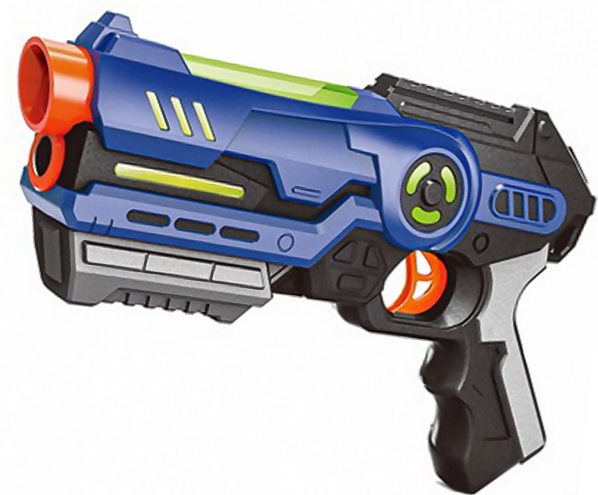   - Geluids- en lichtpistool 29 cm