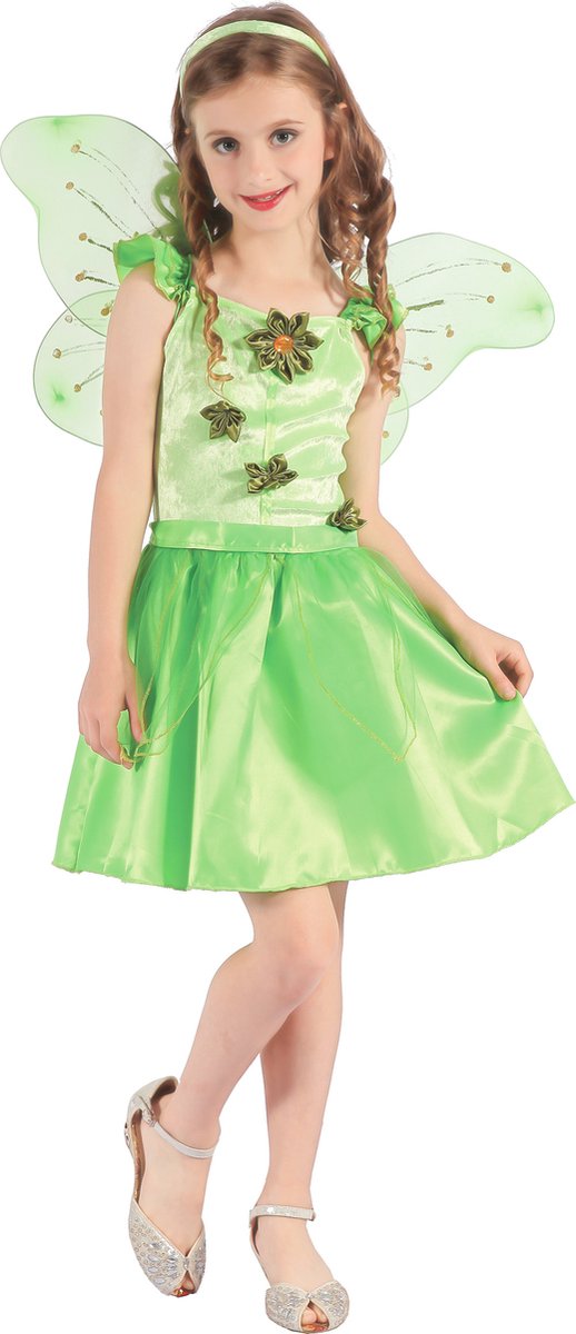   - Groene sprookjesfee kostuum voor meisjes