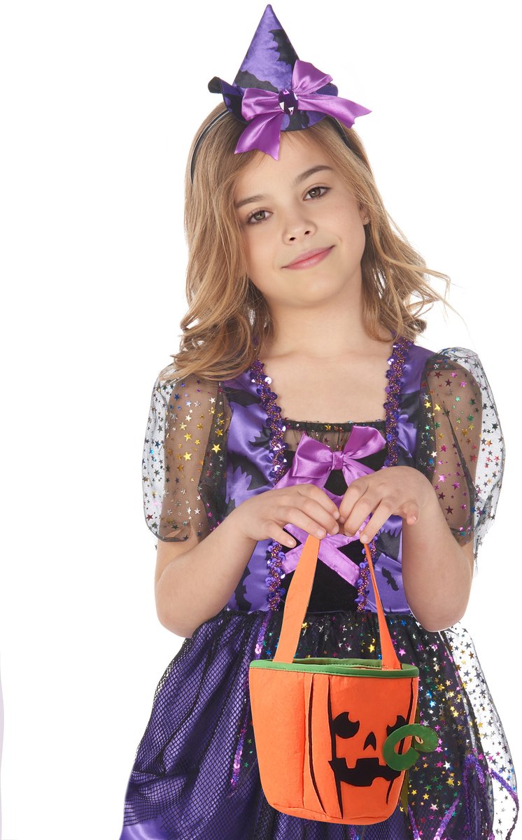   - Halloween pompoenzak voor kinderen