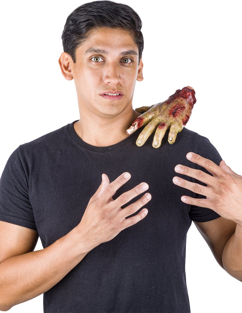   - Kleine zombiehand voor op schouder volwassenen