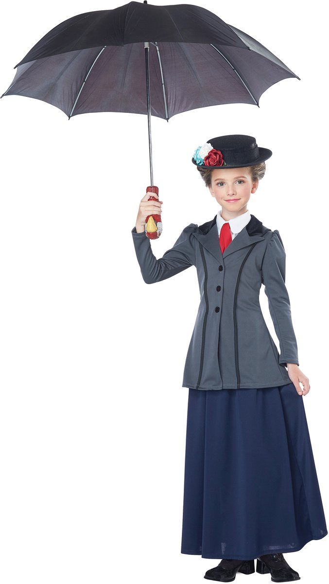   - Luxe Engelse nanny vermomming voor meisjes