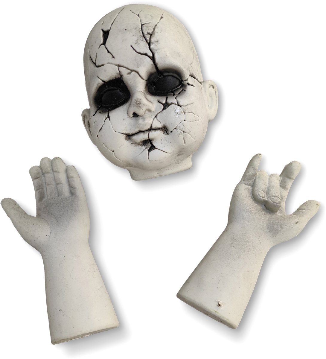   - Poppenonderdelen - Hoofd en handen