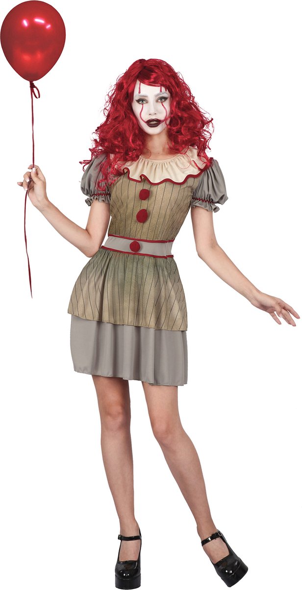   - Psychopathische clown kostuum voor vrouwen