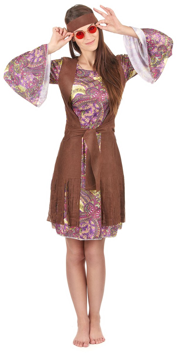   - Retro hippie psychedelische outfit voor vrouwen