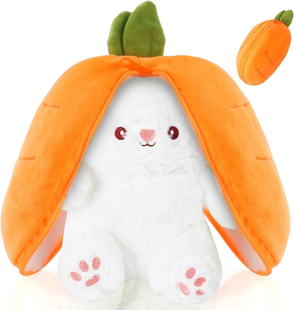 Knuffelkonijn - Zacht speelgoed - Baby cadeau - Geboortegeschenk - Kinderkamer decoratie - Knuffeldier - Pluche vriendje - knuffel - Kraamcadeau - Babyshower gift - Eerste knuffel - Troostknuffel - Snoezig en zacht - Origineel cad