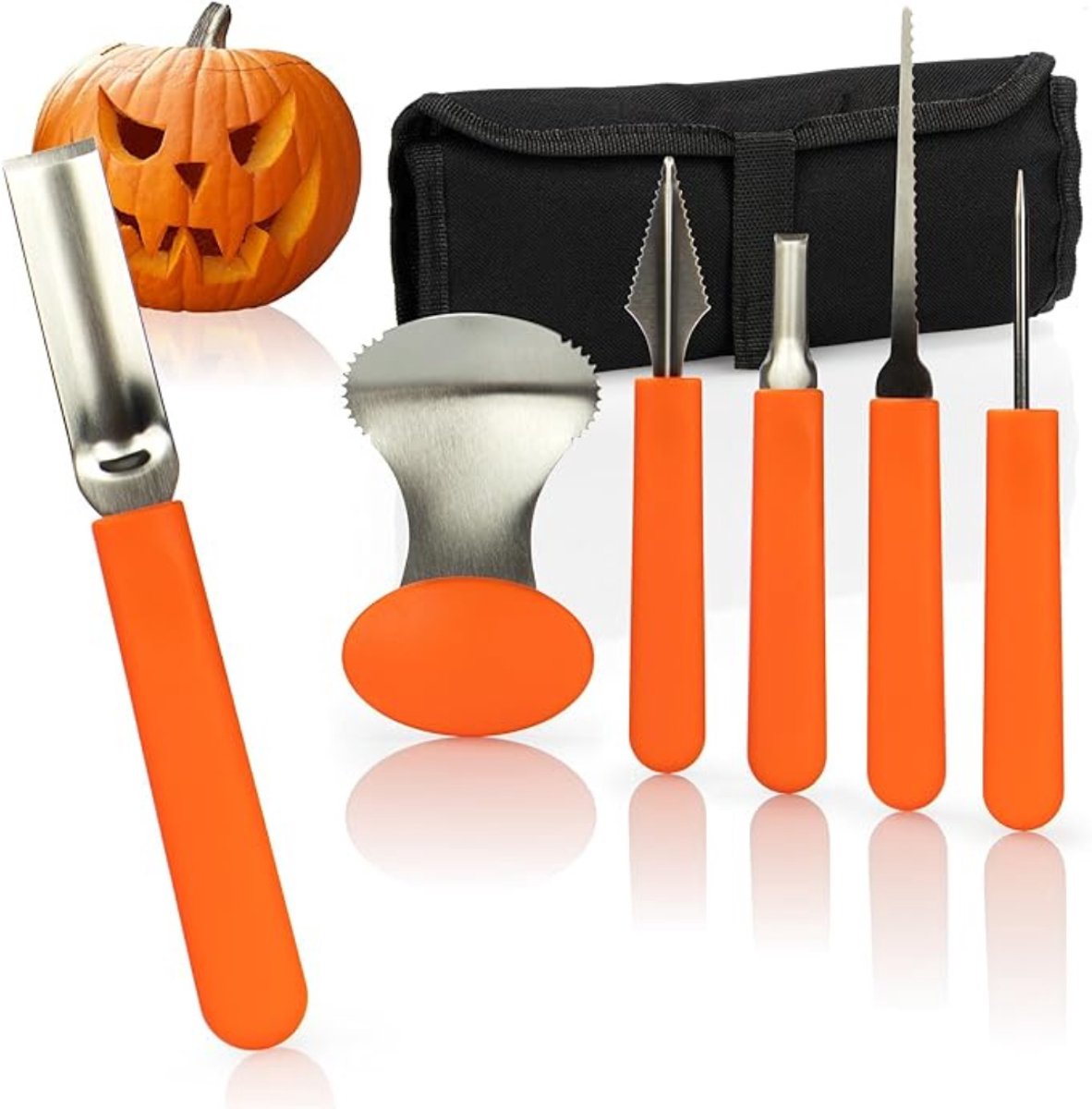 Pompoen uitsnijden set – Halloween pompoen snijset – Pompoen carving kit – Uitsnijgereedschap – Herbruikbaar – Voor kinderen & volwassenen – Decoratie – Halloween versiering – Creatief knutselen