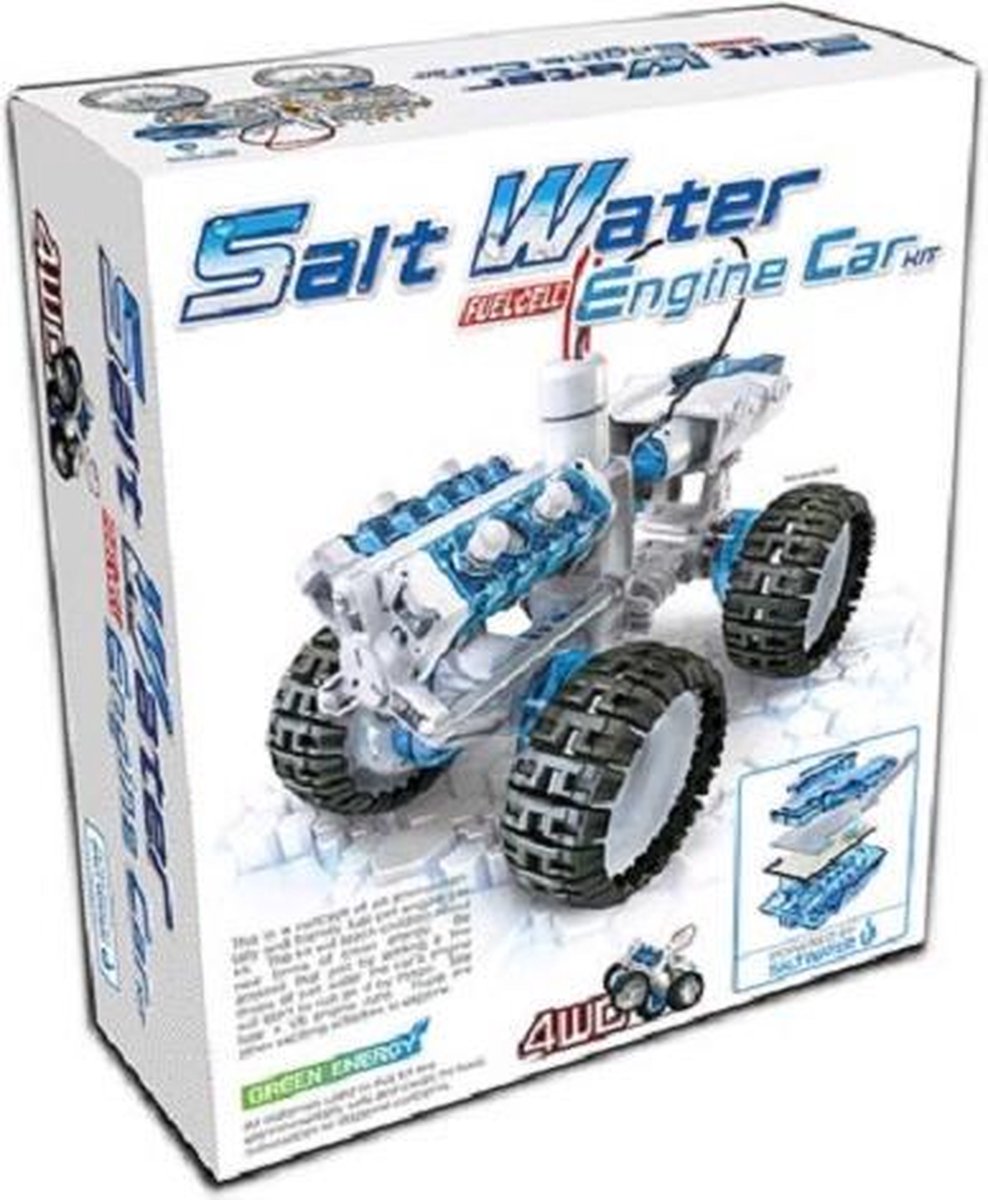 BOUWKIT - BRANDSTOFCELAUTO - ZOUT WATER AANGEDREVEN