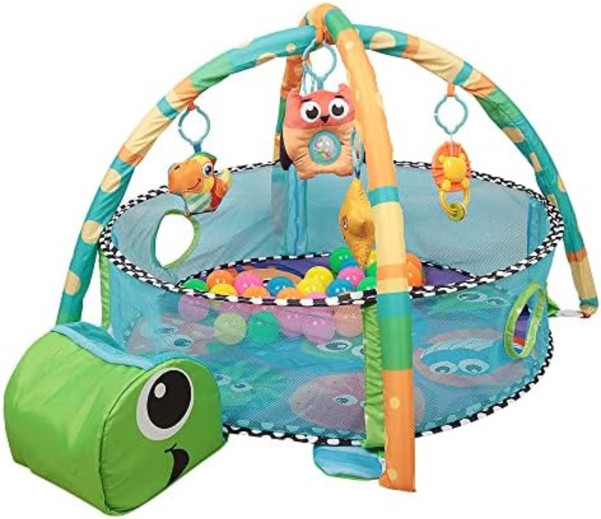 Velox Speelkleed baby met boog- Speelmat met boog - Activiteitenboog - Activiteitenboog voor babys - Groen