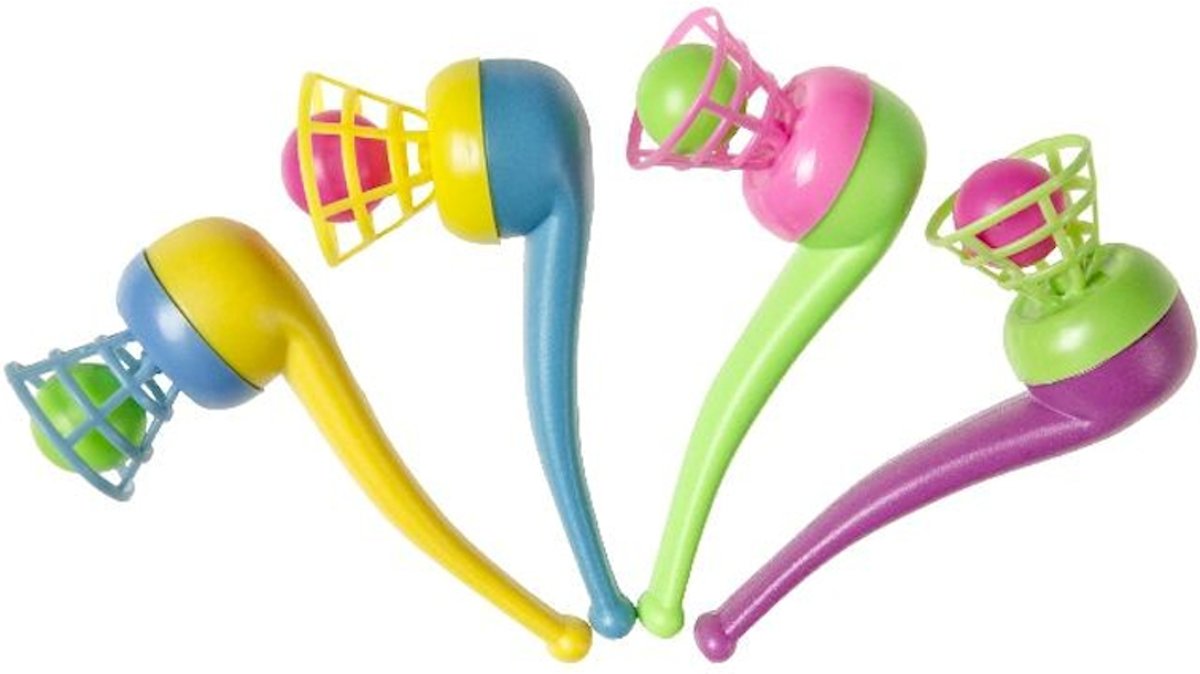 Blaas Bal Spel - 24 stuks Blaasspelletje - uitdeelcadeau - traktatie