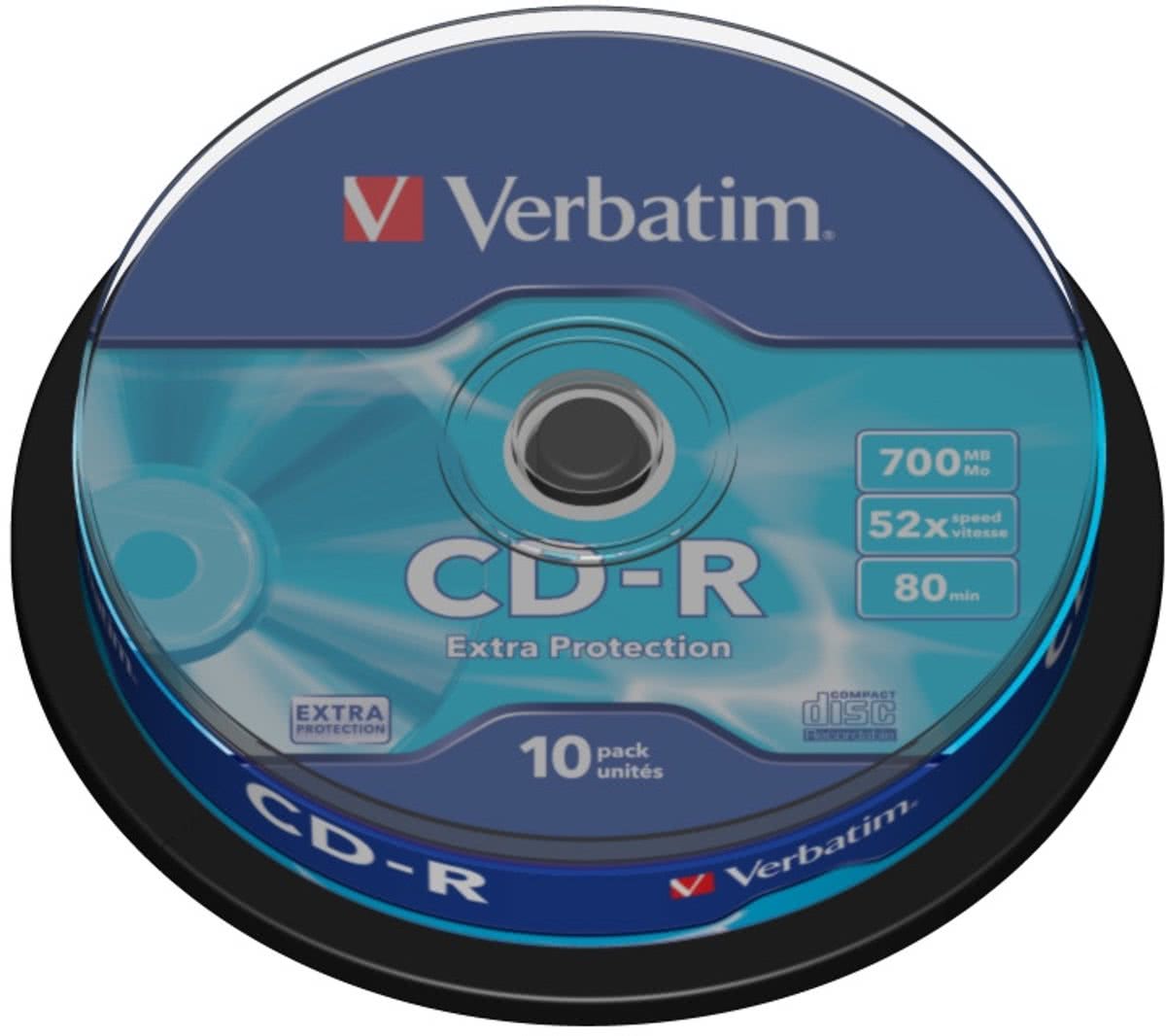 Verbatim 43437 CD-R Extra Protection Schijven - 10 Stuks / Spindel
